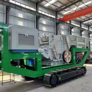 Penghancur Batu Bergerak Mobile Impact Crusher Pabrik Penghancur Batu Tambang Peralatan Industri - Product Image 5