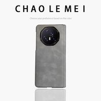Étui de téléphone pour Honor Magic V5 / Magic V3, coque en cuir pour écran pliable, film de protection intégré, housse de protection antichoc