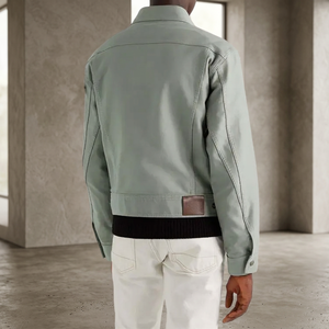 JSO- DCJK011 - Chaqueta Safari para Hombre, Estándar, Cálida, Impermeable, Informal, con Cierre y Cuello Alto, Servicio OEM - Product Image 3