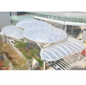 High Quality Waterproof Landscape Sunshade Car Shade Tent Membrane Ptfe Tension Membrane