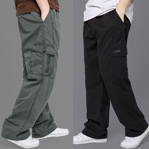 Pantalones <span class=keywords><strong>Cargo</strong></span> para Hombre, Verano 2025, Nuevos, Ligeros, Transpirables, con Cordón, Multibolsillos, Casuales - Product Image 4