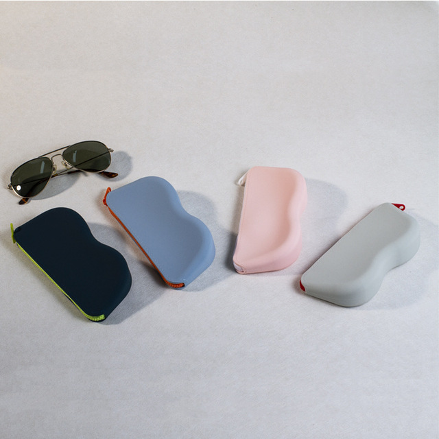 Fashion Low Moq Eyeglasses Bag Sunglasses Case Zipper Hard Case New Glasses Case 2024