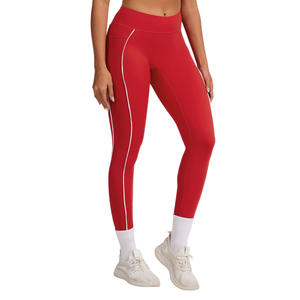 Allure Body Pantalon de yoga color block pour femme, collant de sport à séchage rapide avec poches latérales pour la course et le fitness - Product Image 3