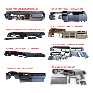 Fourniture d'Usine Pièce <span class=keywords><strong>de</strong></span> Carrosserie Camion Accessoire <span class=keywords><strong>Tableau</strong></span> <span class=keywords><strong>de</strong></span> <span class=keywords><strong>Bord</strong></span> LHD RHD pour Isuzu 700P 600P NPR NQR Elf Mitsubishi Canter Fuso Hino 300 500 - Product Image 1