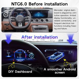 Pantalla de Coche Android de Doble Pantalla de 24.6 Pulgadas W213 + Panel de Instrumentos Digital con Velocímetro para Benz Clase E W213 2016-2023 - Product Image 4