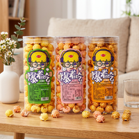 Fournisseurs d'usine de popcorn semi-moelleux, sucré, cuit, sain, aromatisé aux céréales de maïs, exotique et sans graisses trans, en bouteille, pour marque privée