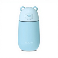 Produk Baru Grosir Mini Usb Polar Bear Humidifier Lucu Kreatif Kartun Tiga-dalam-satu Lampu Malam Ultrasonik Rumah Tangga