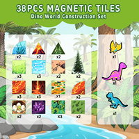 CBTOYS Tuiles Magnétiques 5,5 CM, Faible MOQ, Personnalisation de Marque pour Start-up de Jouets, Usine Vérifiée, Blocs Éducatifs