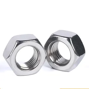 China Factory High Quality OEM SS304 M3 Production And Sales Din 934 Standard Hex Nut Stainless Steel