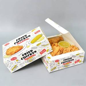 ECO friendly Fried Chicken <strong>Burger</strong> With Container French for Custom Fries Take away Custom Logo to Go Fast Food Packaging <strong>Boxes</strong> - Product Image 2