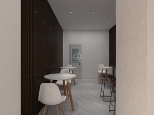 Hiện đại hiển thị hiển thị trường hợp khói cửa hàng gỗ tường hiển thị khói cửa hàng hiển thị trường hợp - Product Image 3