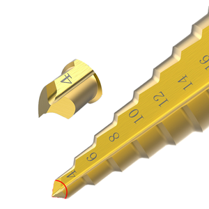 Baota siêu cứng reaming khoan bit thép không gỉ kim loại đặc biệt lỗ mở tốc độ cao thép hình nón bước khoan bit - Product Image 5