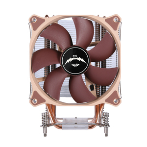 Qiuzaim Máy tính để bàn 2011 <span class=keywords><strong>CPU</strong></span> tản nhiệt 4/6 ống đồng làm mát bằng không khí X99 <span class=keywords><strong>CPU</strong></span> Fan 4-pin/PWM im lặng X79 Bo mạch chủ 12cm - Product Image 5