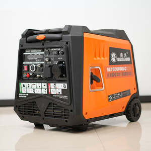 원격 시동 기능이 있는 휴대용 <span class=keywords><strong>2kW</strong></span>-6.5kW 저소음 가솔린 인버터 발전기, 가정용, RV 및 야외용 50Hz/60Hz 전력 - Product Image 3