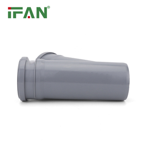 IFAN 하이 퀄리티 배관 피팅 PVC ISO 1452 PVC 삽입 피팅 50-200mm 단일 분기 45 ° UPVC 파이프 피팅 - Product Image 4