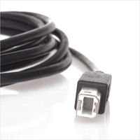 Cable USB 2.0 A-B para Impresora Todo en Uno SYONG, Cable USB A-M/B-M, Cable USB A a USB B, Cable para Impresora de Cobre Negro de 1.5M