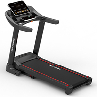 Caminadora Eléctrica con Inclinación Automática, Resistente a Impactos, para Fitness y Running