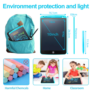 10 inch màu duy nhất trẻ em kỹ thuật số bằng văn bản <span class=keywords><strong>Pads</strong></span> điện tử LCD Memo pad không cần giấy tờ đồ họa máy tính bảng món quà tốt nhất cho trẻ em - Product Image 2