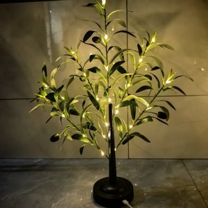 Lámpara de Mesa LED con Simulación de Olivo para el Hogar, Dormitorio, Fiesta de Navidad, Boda, Luces Decorativas, Árbol Luminoso, Luz Nocturna - Product Image 2