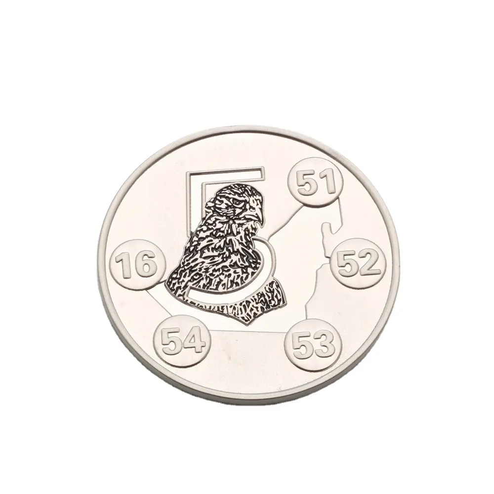 도매 중국 동전 빈 로고 도전 컬렉션 실버 골드 구리 3D 사용자 정의 동전 골동품 금속