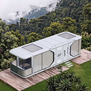 Cabine mobile respirante en acier/métal, capsule spatiale moderne, hôtel extérieur pour sites touristiques et culturels, <span class=keywords><strong>maison</strong></span> conteneur Apple - Product Image 2