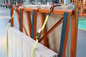 Carretilla de Transporte Tipo A para Acero, Vidrio y Piedra con Protección Contra la Corrosión y Estante de Almacenamiento - Product Image 5