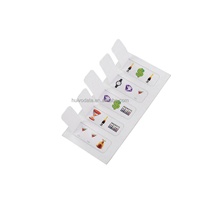 Conception personnalisée gratuite, multi-vensters, pour l'affichage de données variables, échantillons imprimés personnalisés, tickets à languette, en carton, carton duplex et papier journal