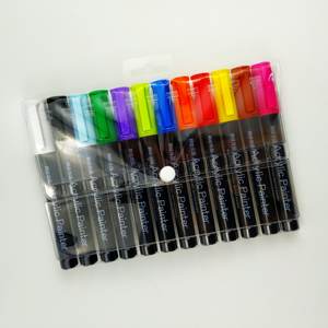 Marqueur de peinture acrylique, 20 stylos de couleur métallique, à base d'eau, pour roches, toile, verre, poterie et plastique - Product Image 4
