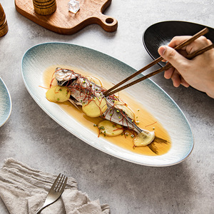 <span class=keywords><strong>Plato</strong></span> <span class=keywords><strong>de</strong></span> pescado <span class=keywords><strong>de</strong></span> porcelana <span class=keywords><strong>de</strong></span> cocina <span class=keywords><strong>de</strong></span> restaurante <span class=keywords><strong>de</strong></span> tamaño grande ovalado personalizado, bandeja con diseño <span class=keywords><strong>de</strong></span> piedra, utensilios <span class=keywords><strong>de</strong></span> cocina <span class=keywords><strong>de</strong></span> arena movediza, <span class=keywords><strong>plato</strong></span> <span class=keywords><strong>de</strong></span> cerámica, <span class=keywords><strong>plato</strong></span> <span class=keywords><strong>de</strong></span> pescado - Product Image 2