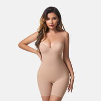 Faja Moldeadora Colombiana Sin Costuras para Mujer, Tallas Grandes S-3XL, Corsé con Aros y Tirantes Ajustables, Body Reductor