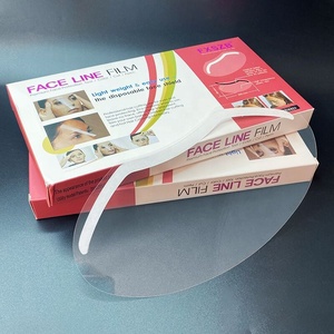 Protectores Faciales Desechables Transparentes para Salón de Belleza, Peluquerí<span class=keywords><strong>a</strong></span>, Corte de Cabello, <span class=keywords><strong>Cejas</strong></span>, Pestañas y Ojos, Visera Protectora para Ducha - Product Image 2