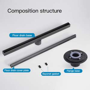 Drenaje <span class=keywords><strong>de</strong></span> lavabo <span class=keywords><strong>de</strong></span> baño <span class=keywords><strong>de</strong></span> acero inoxidable 304 ultraestrecho, cubierta <span class=keywords><strong>de</strong></span> drenaje <span class=keywords><strong>de</strong></span> ducha enchufable extraíble, Colector <span class=keywords><strong>de</strong></span> pelo <span class=keywords><strong>de</strong></span> drenaje <span class=keywords><strong>de</strong></span> ducha incorporado - Product Image 5