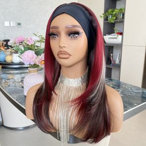 Nuevas Pelucas de Moda con Diadema de Encaje en Capas, Fibra Sintética Resistente al Calor, Sin Pegamento, Línea de Cabello Natural para Mujer - Product Image 4