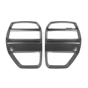 Grille en carbone sec G80 pour M3 G80 G82 G83 M4, grille de pare-chocs avant en carbone sec, style V/ST, grille en fibre de carbone - Product Image 2