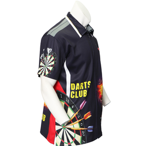 Camisetas de Dardos y Billar con Cierre Completo, Tejido de Poliéster, Disponibles en Varios Tamaños y Diseños, Colores Brillantes - Product Image 6