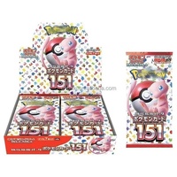 Boîte de boosters Pokémon Sealed japonaise Sv2A 151, scellée en usine, collection comprenant des cartes Pokémon de Kanto scellées