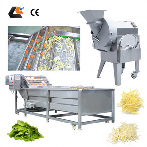 Offerta Speciale: Linea Completa per il Taglio e il Lavaggio di Verdure: Tritatutto per Spinaci, Macchina per Lavare Lattuga, Pulitore per Patate Dolci - Product Image 1