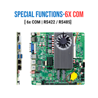 Nouvelle carte mère industrielle Mini ITX 6 ports COM RS485 RS422 avec Watchdog matériel GPIO, processeur Intel Core i5-3210M 2310M, DDR3 SO-DIMM, Mini PCIe