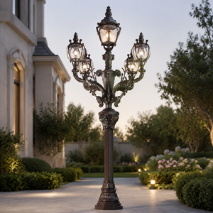 Lámpara de Jardín de Lujo de 5 Cabezas, IP65 Impermeable, Iluminación Arquitectónica para Paisajes, Ideal para Proyectos de Villas y Explotaciones - Product Image 2