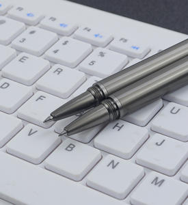 Stylo de luxe en métal de haute qualité 2 en 1 avec logo personnalisé, stylo à double embout, crayon et stylo à bille - Product Image 4