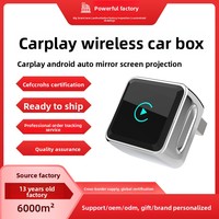 Mini adaptateur sans fil K6MINI pour Apple 2-en-1 : CarPlay filaire vers sans fil, Android Auto et mise en miroir d'écran – Boîtier universel