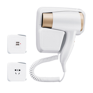 Portable Hands <strong>Free</strong> Hotel Electric Ionic Wall Mounted Equator Hairdryer Wall-mounted Styling Tool Hair <strong>Dryer</strong> Organizer Holder - Product Image 1
