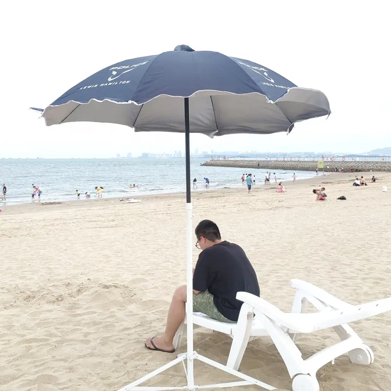 Parapluie de plage noir bali, article publicitaire, 10x40 pouces, le meilleur choix le moins cher, parasol, plage