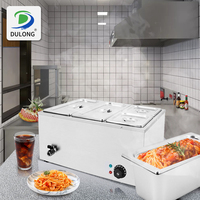 Meilleure Vente Bain-Marie Électrique Commercial de Haute Qualité, Chauffe-Plats Électrique de Comptoir pour Soupe et Aliments, Présentoir Buffet