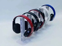 B39 headphone nirkabel, headset nirkabel dapat dilipat mendukung kartu TF B39 lampu LED