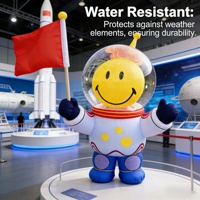 YTSF-D14 Décoration de scène de carnaval, modèle d'astronaute gonflable géant personnalisé avec éclairage pour publicité