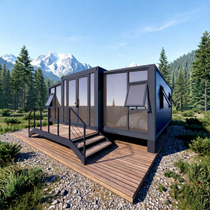 Maisons préfabriquées extensibles 20 pieds 40 pieds, villas préfabriquées pliables et extensibles, maisons conteneurs en promotion - Product Image 1