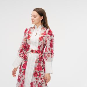 Vestidos Elegantes OEM con Cintura Media, Estampado y Corte Holgado para Mujer - Product Image 6