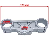 Placa de Amortiguación de 45MM-48MM, Dispositivo de Dirección Superior e Inferior para Motocicleta, Abrazadera de Manillar de 22MM 7/8\", Amortiguador Invertido
