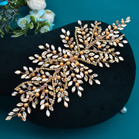 Nouvelles Appliques 3D Élégantes Faits Main en Forme d'Arbres à Coudre avec Strass, Perles et Cristaux pour Vêtements Féminins